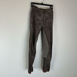 Eurostar Equestrian Pants 26 Horse Riding Corduroy Full Seat Jodhpur Breeches